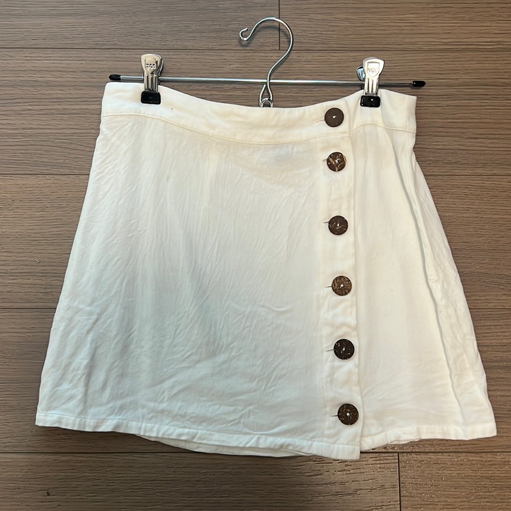 Forever21 White Mini Skirt